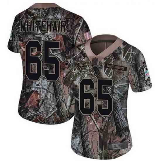 Bears 65 Cody Whitehair Camo Womens Stitched Football Limited Rush Realtree Jersey